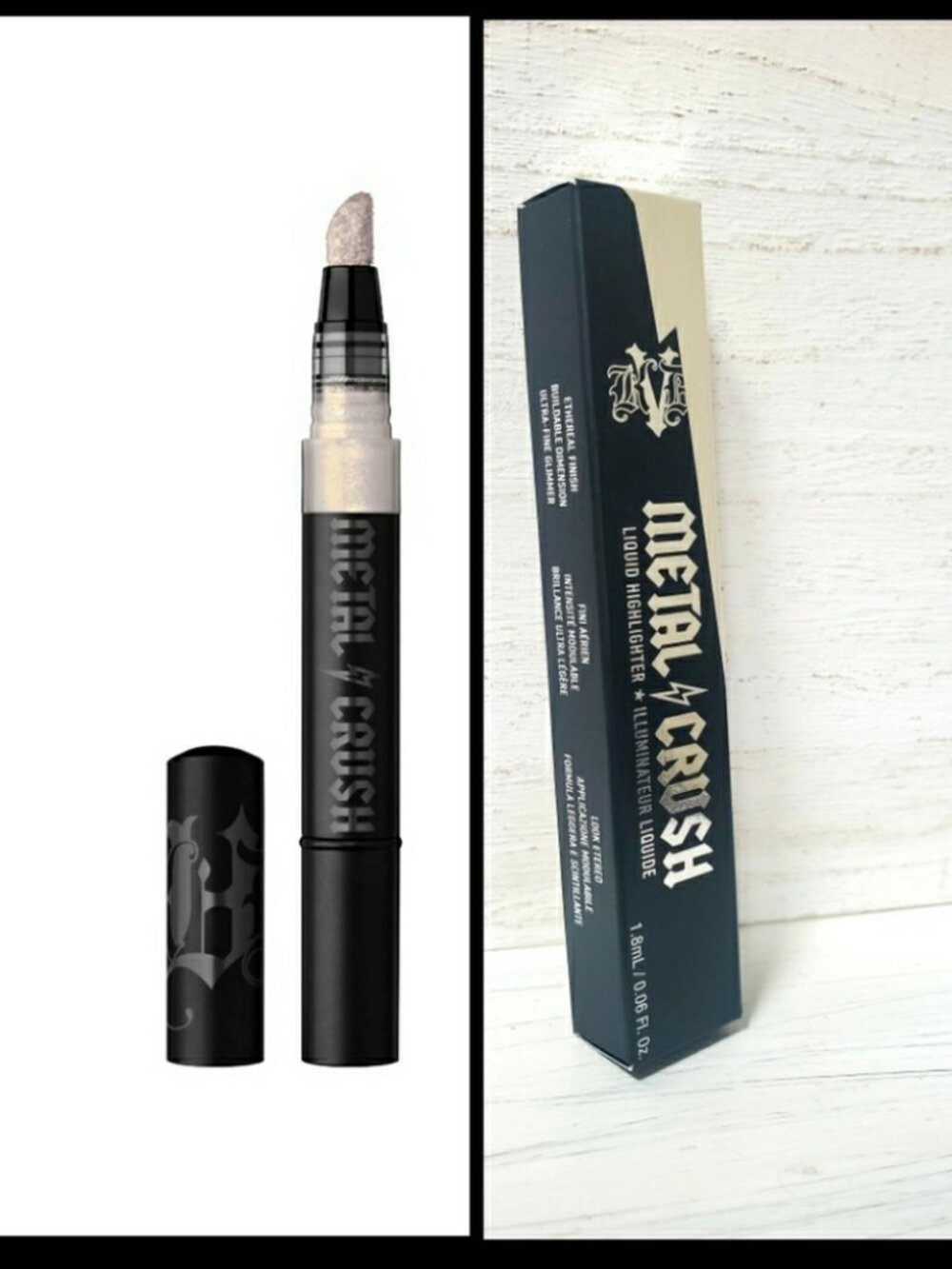 NEW *VAULTED* KVD Metal Crush Liquid Highlighter in Helix